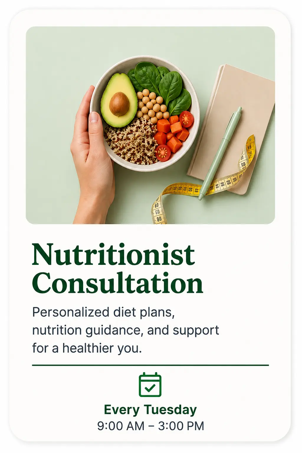 nutritionist consultation hours